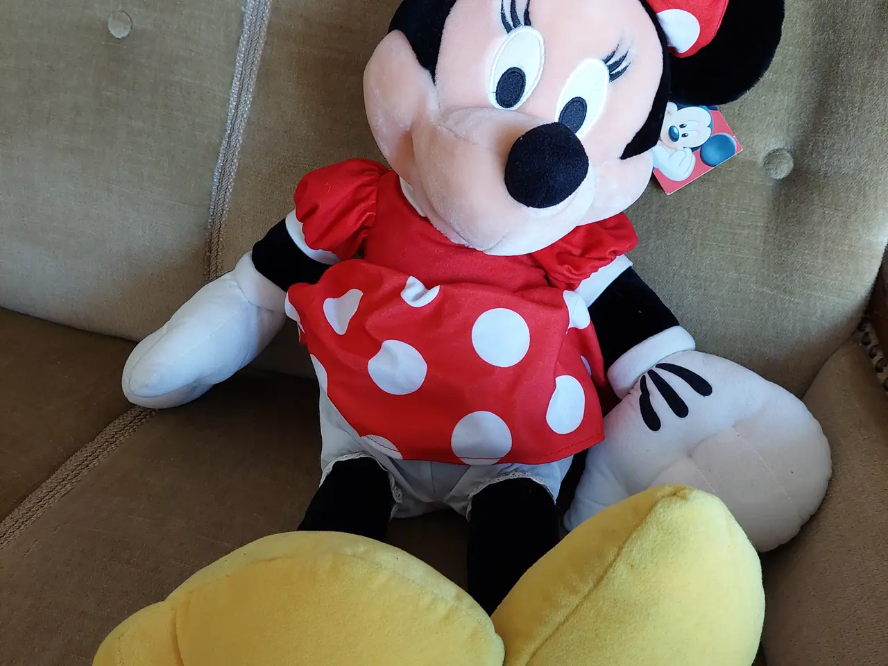Billede 1 - Stor Minnie Mouse Disney-bamse