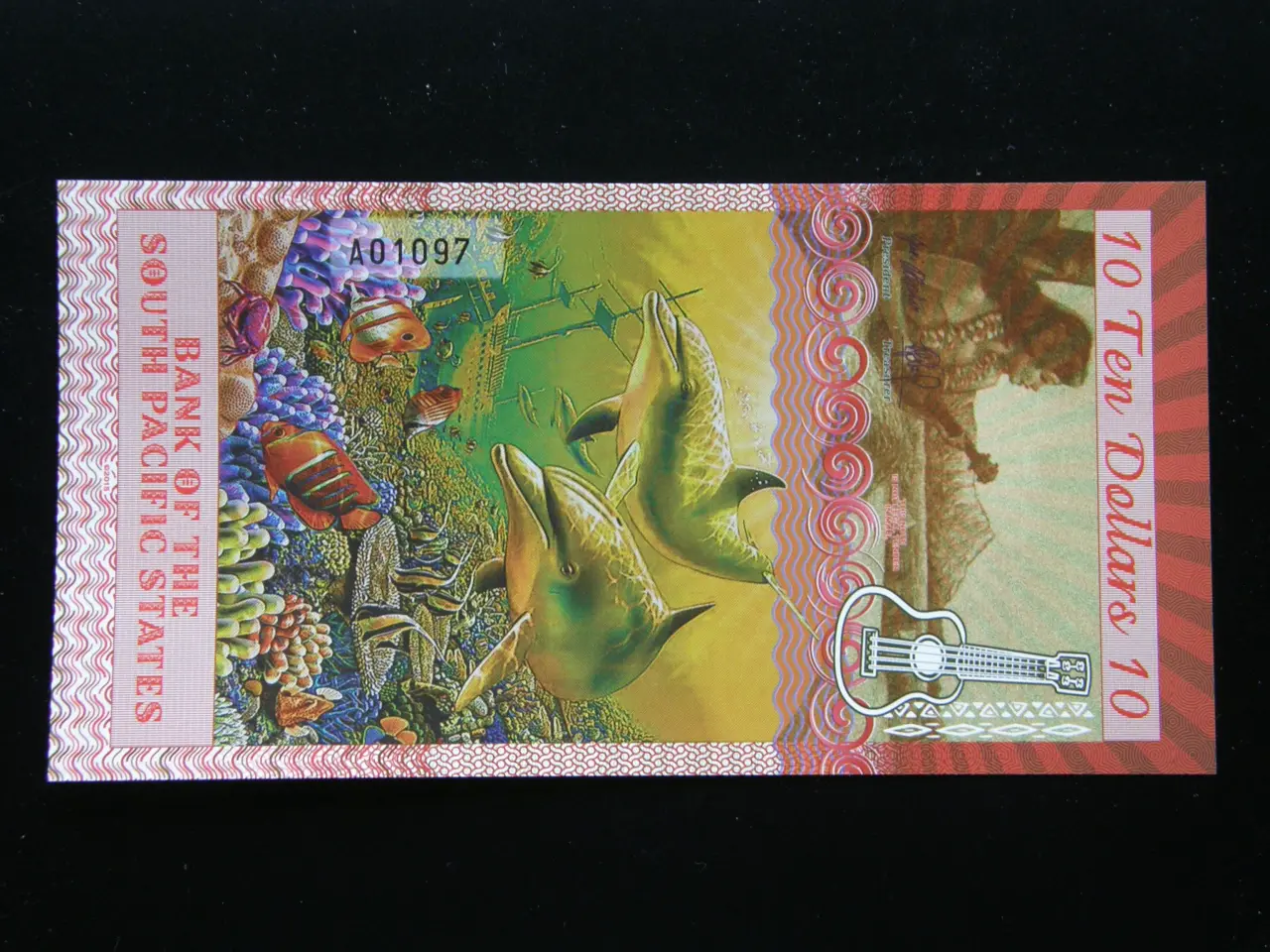 Billede 2 - Maui - Hawaii USA 10 Dollars 2015 Unc.