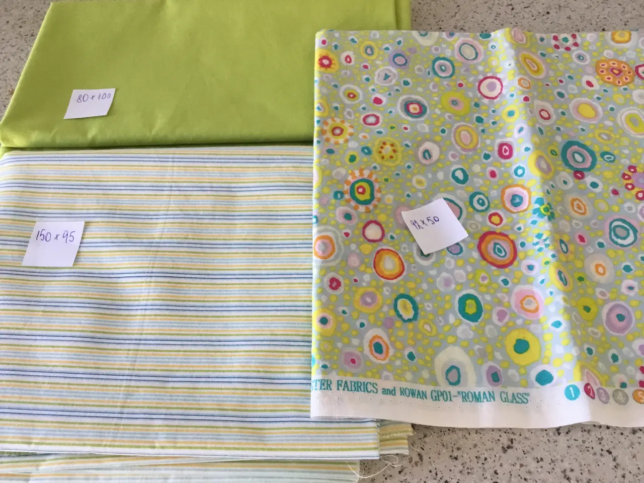 Billede 1 - Nyt patchworkstof, 100% bomuld