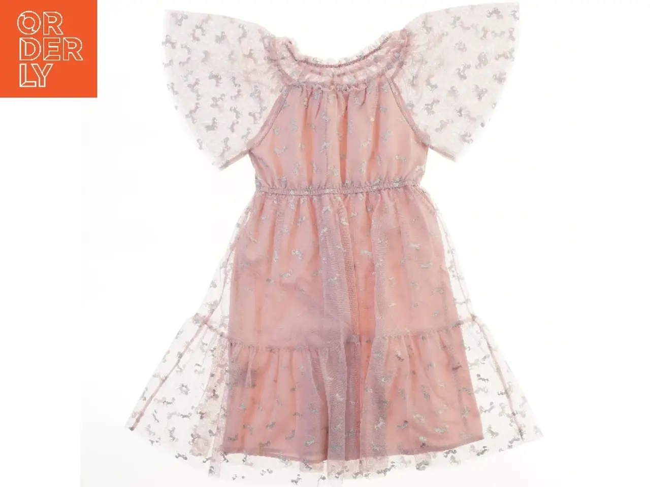 Billede 2 - Tylkjole med hesteprint fra H&M (str. 128)