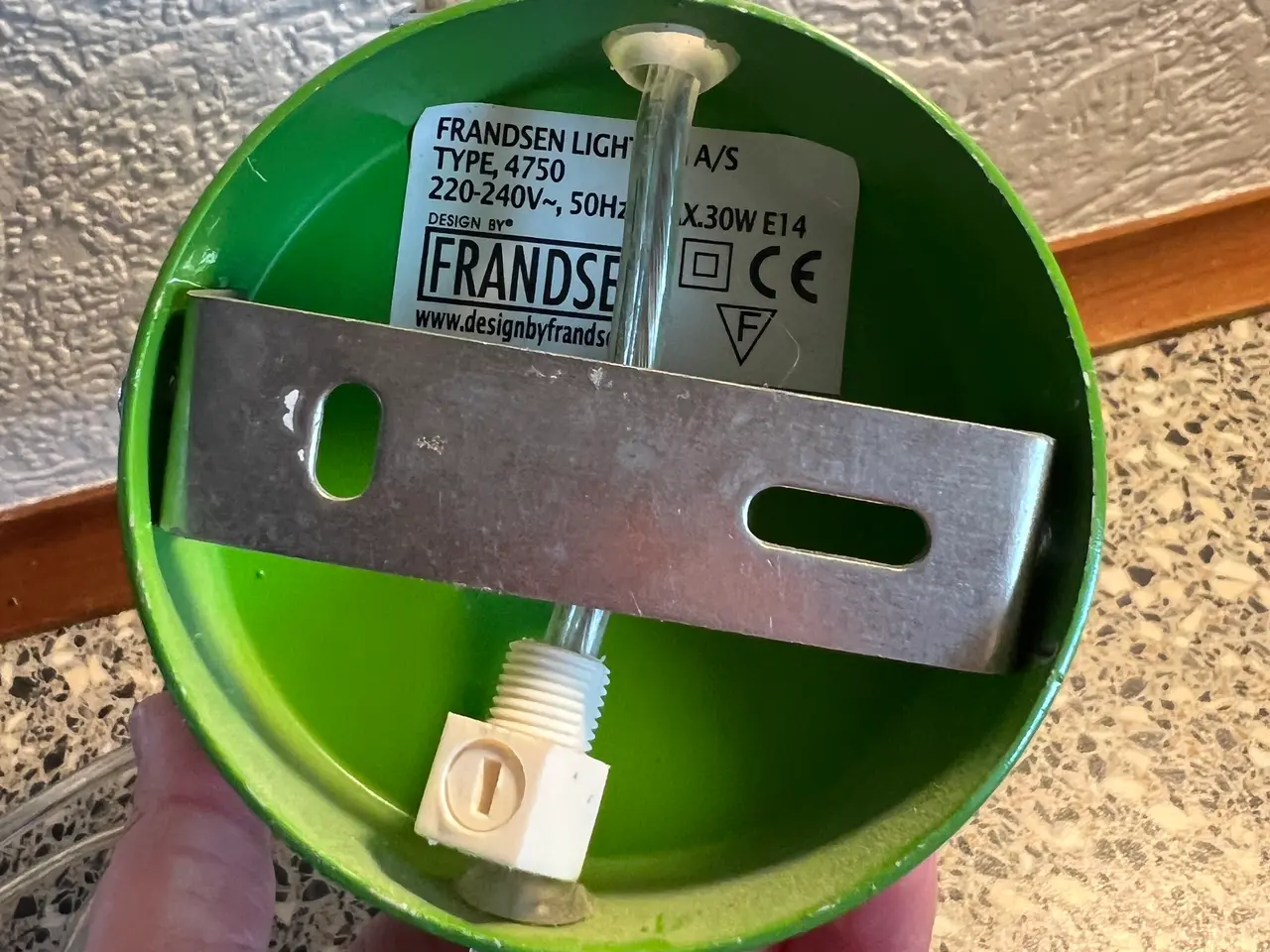 Billede 4 - Grøn Ball Lampe