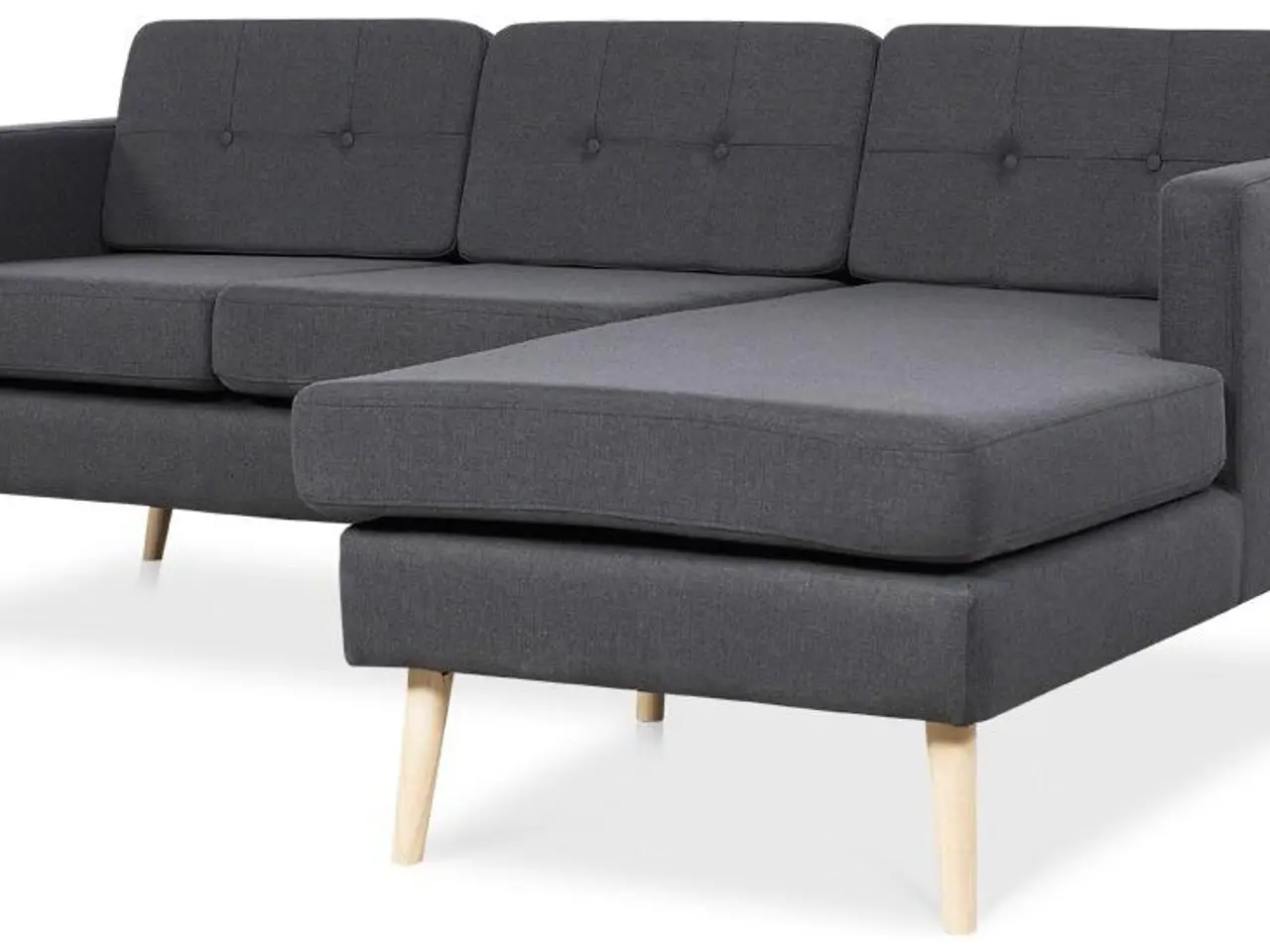 Billede 2 - Novelty chaiselongsofa højrevendt - koksgrå Inari 95
