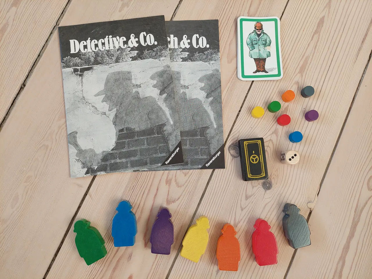Billede 2 - Det klassiske Detective & Co. brætspil (1986/1987)