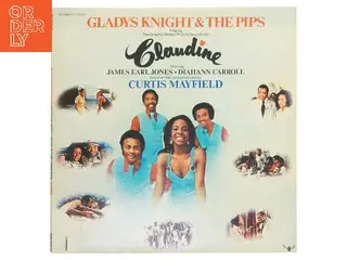 Claudine soundtrack LP af Gladys Knight & The Pips fra Buddah Records (str. 31x31 cm)