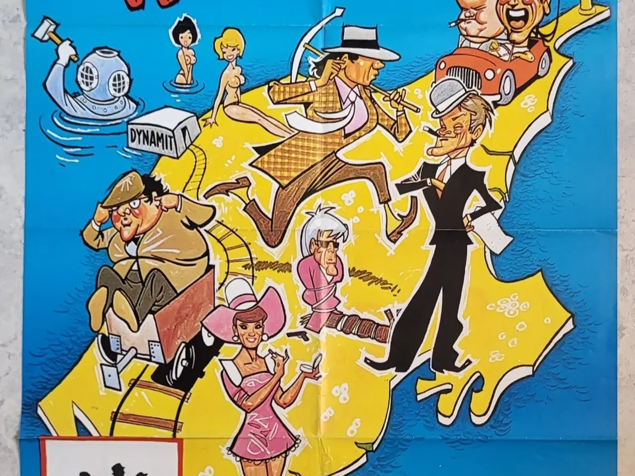 Billede 1 - Original filmplakat - Olsen banden i Jylland 