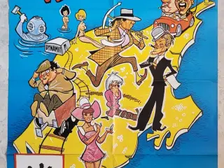Original filmplakat - Olsen banden i Jylland