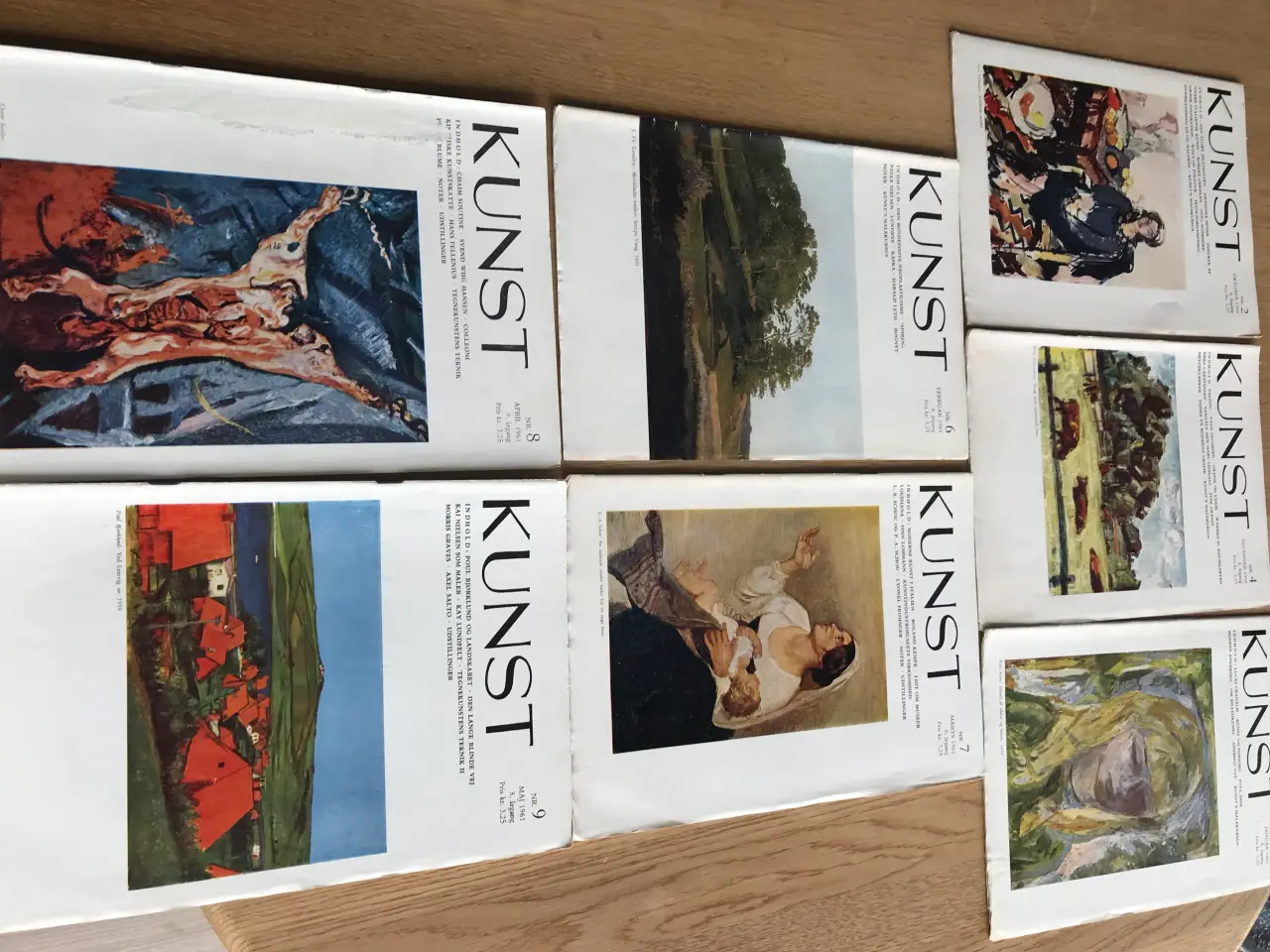 Billede 1 - KUNST  -  8. årgang   1960/61  (7 numre)