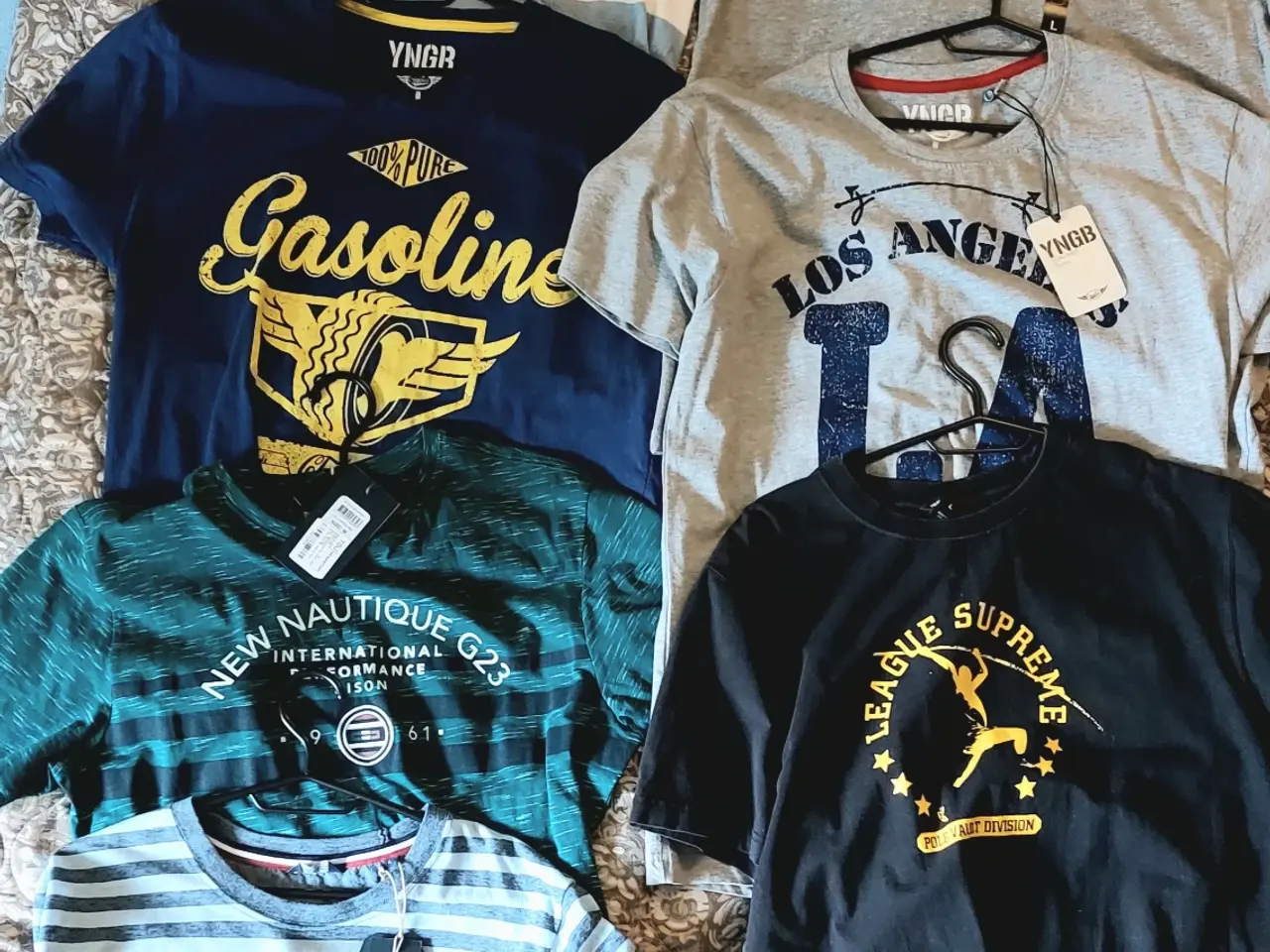 Billede 1 - Nye herre t shirts, 7stk, 6stk large, 1 medium,