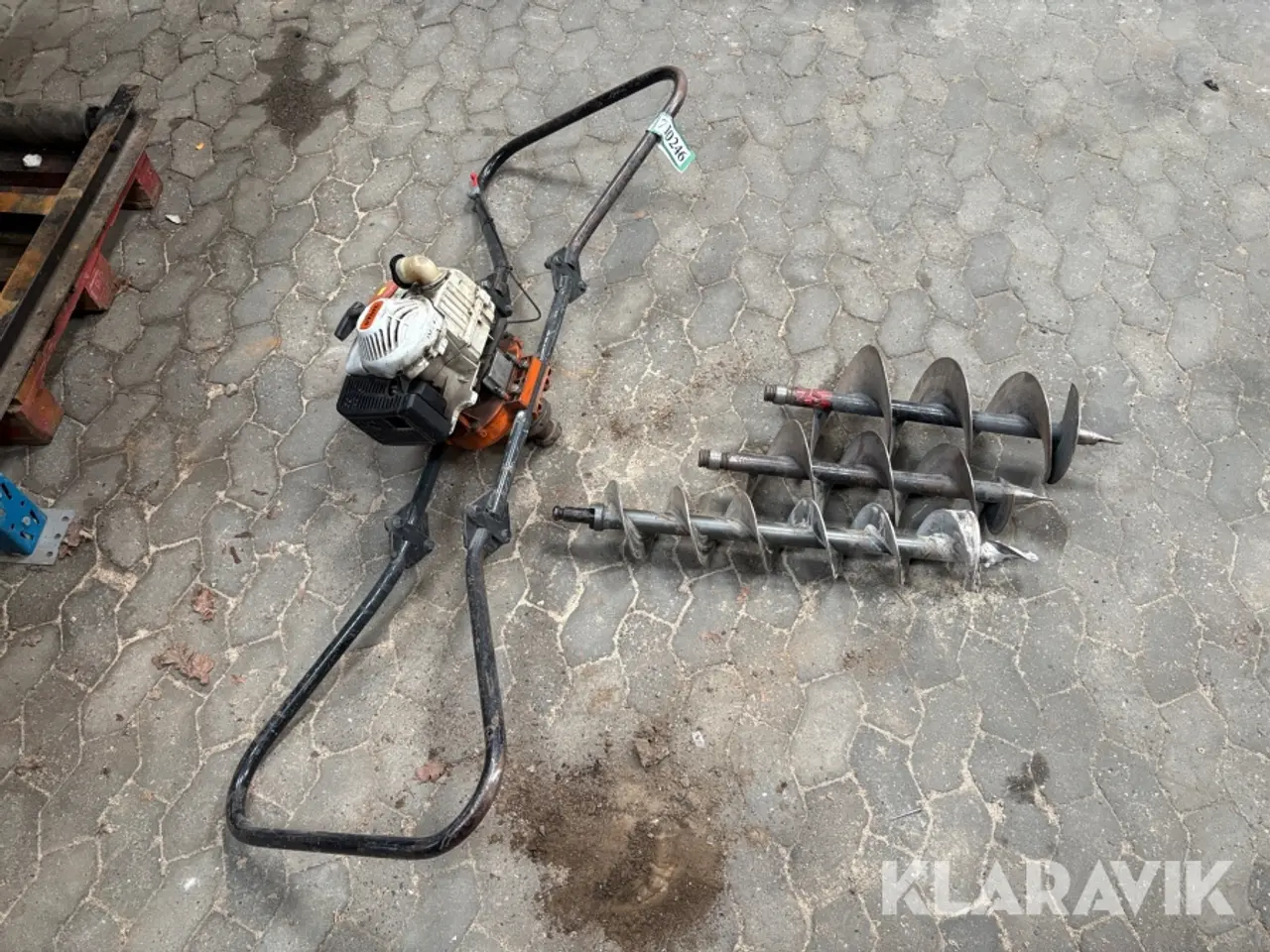 Billede 4 - Pælebor Stihl 4308 med 3 bor