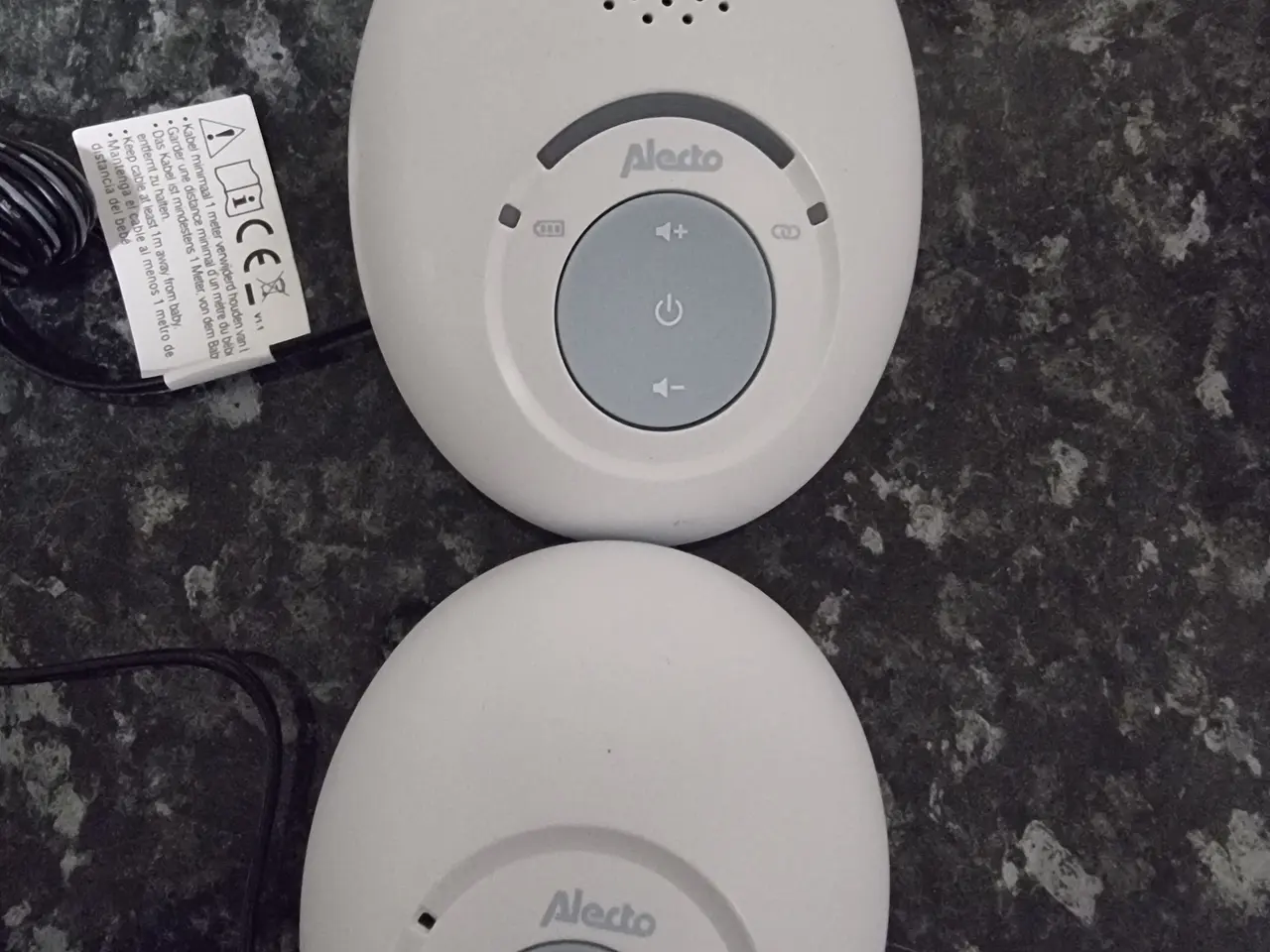 Billede 3 - Alecto DBX110 Babyalarm i super flot stand
