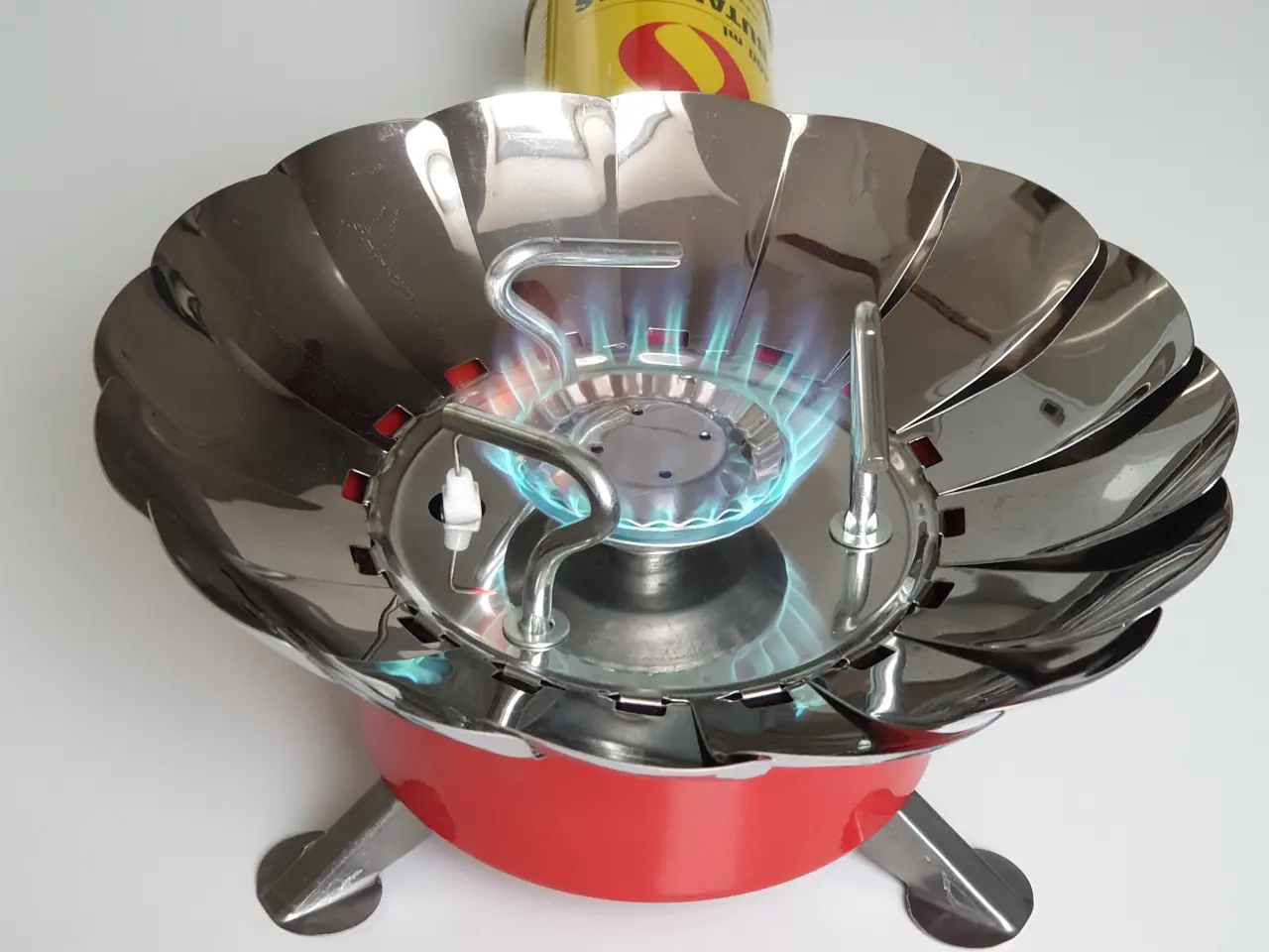 Billede 1 - NY! 2800W Vindtæt Folding Gaskomfur Gasblus