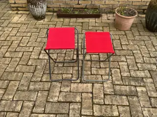 Klapstole til campingbord gamle