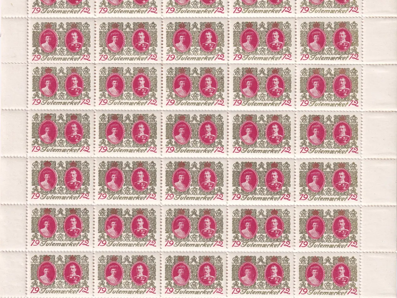 Billede 3 - postfrisk fejlfri DK juleark fra 1916 og 1928 købe