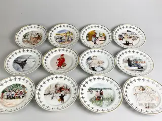 Carl Larsson platter fra Bing & Grøndahl