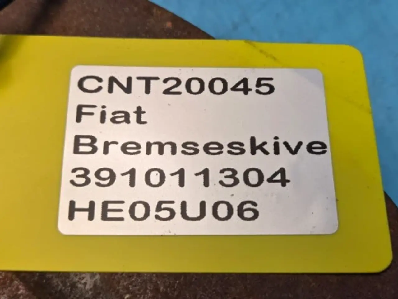Billede 12 - Fiat Bremseskive 391011304