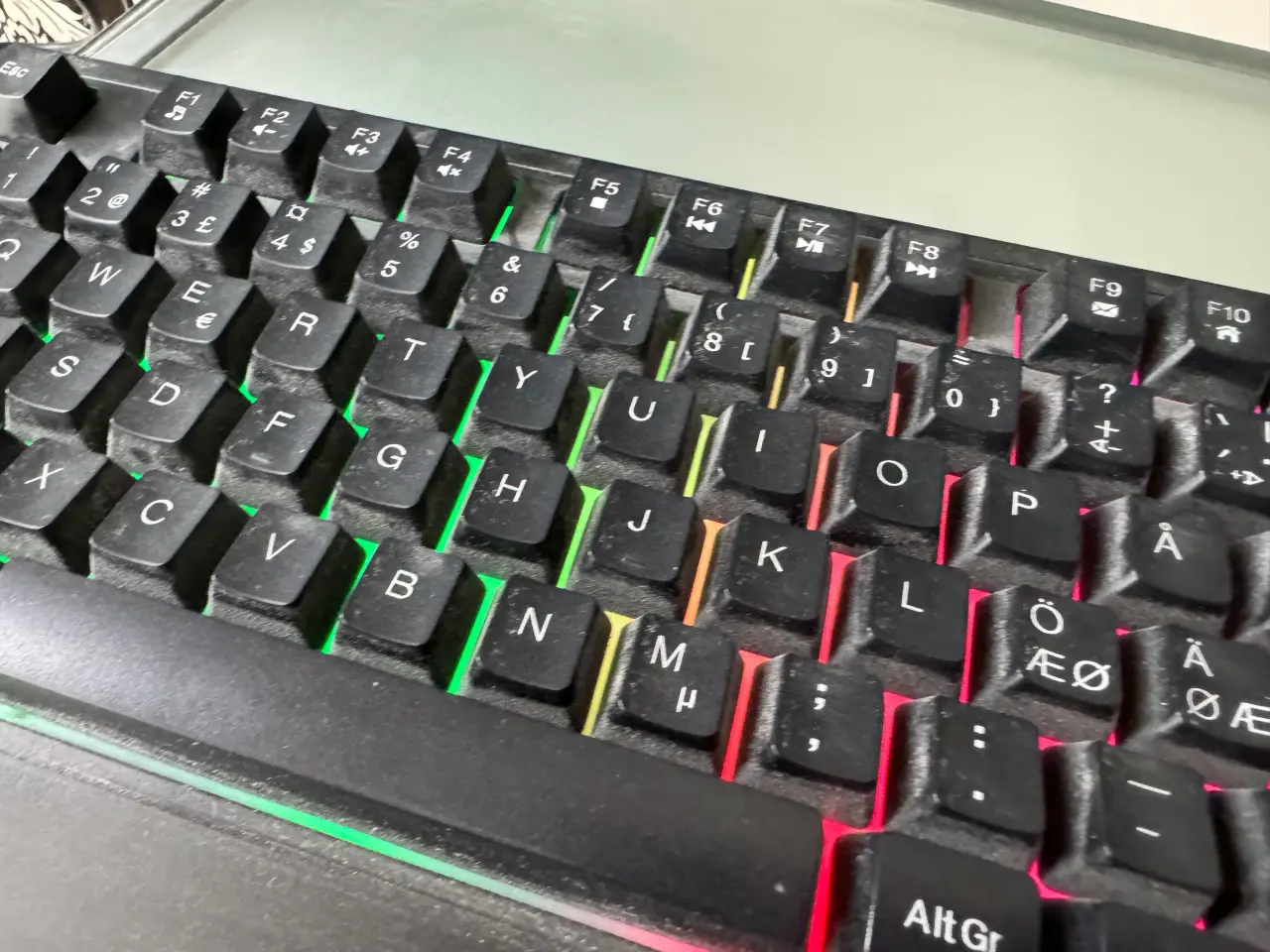 Billede 1 - Farverig gamer keyboard k20