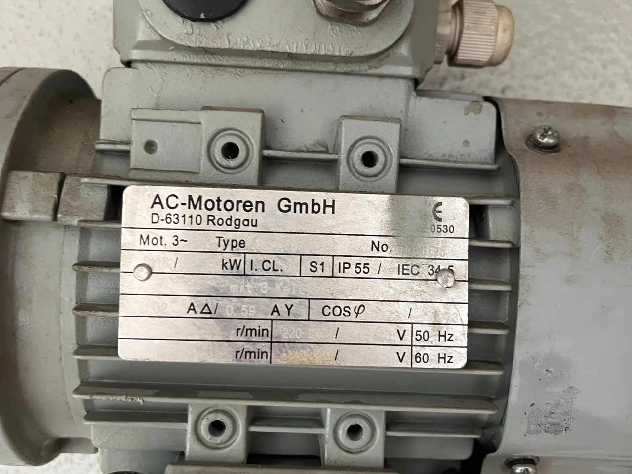 Billede 3 - AC-Motoren GmbH 3-Phase Motor med Scherzinger Pump