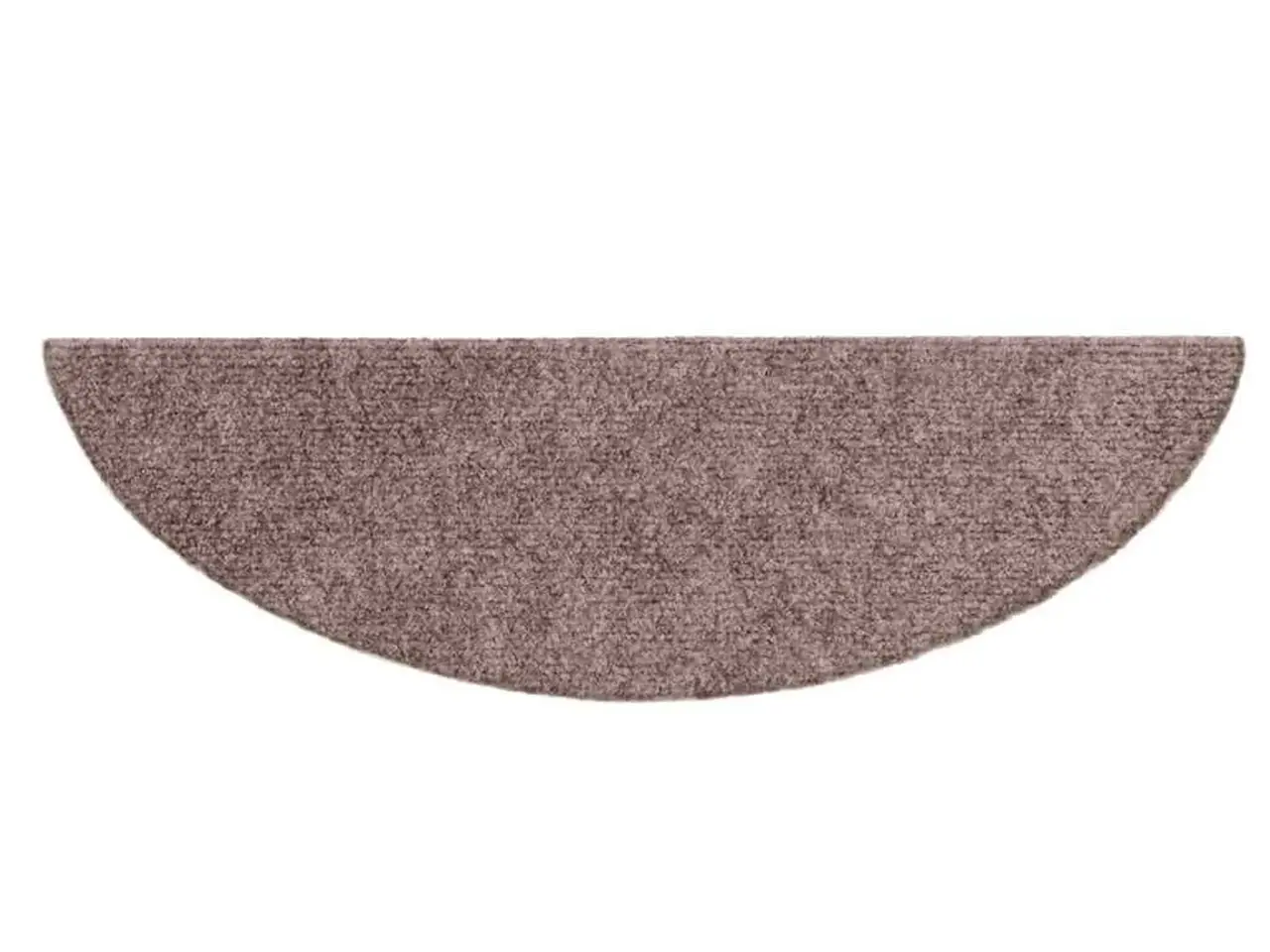 Billede 5 - Selvklæbende trappemåtter - 15 stk. halvrunde, 56×17×3 cm, lys brune