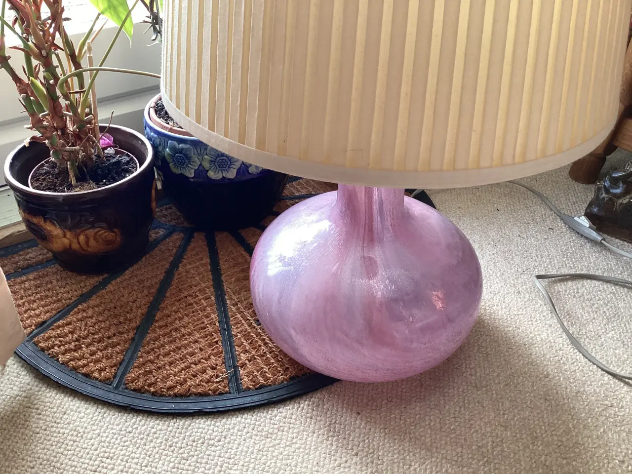 Billede 2 - Holmegårds gulvlampe glas