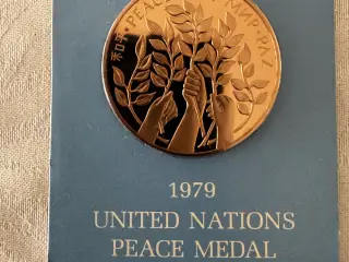 FN United Nations Peace Medal 1979 bronzemedalje