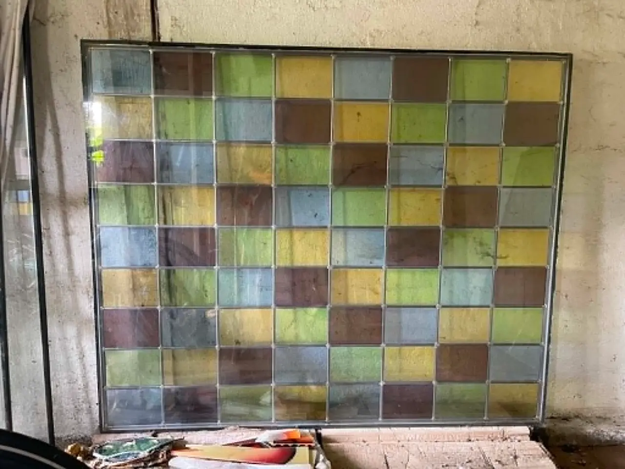 Billede 1 - Blyindfattede farvede ruder - vindue dobbeltglas