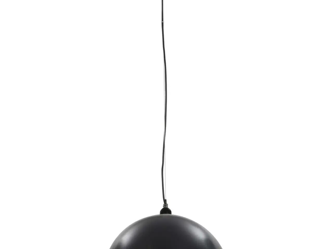 Billede 3 - Loftslamper sæt - halvkugle 40 cm E27, sort/guld (2 stk.)