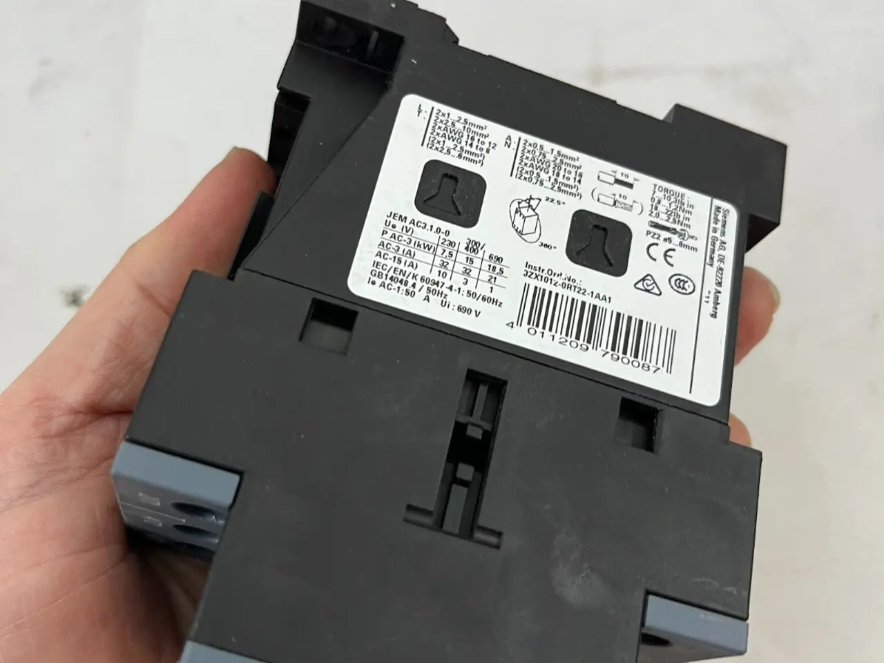 Billede 9 - Siemens SIRIUS 3RT2027-1BB40 DC Power kontaktor,