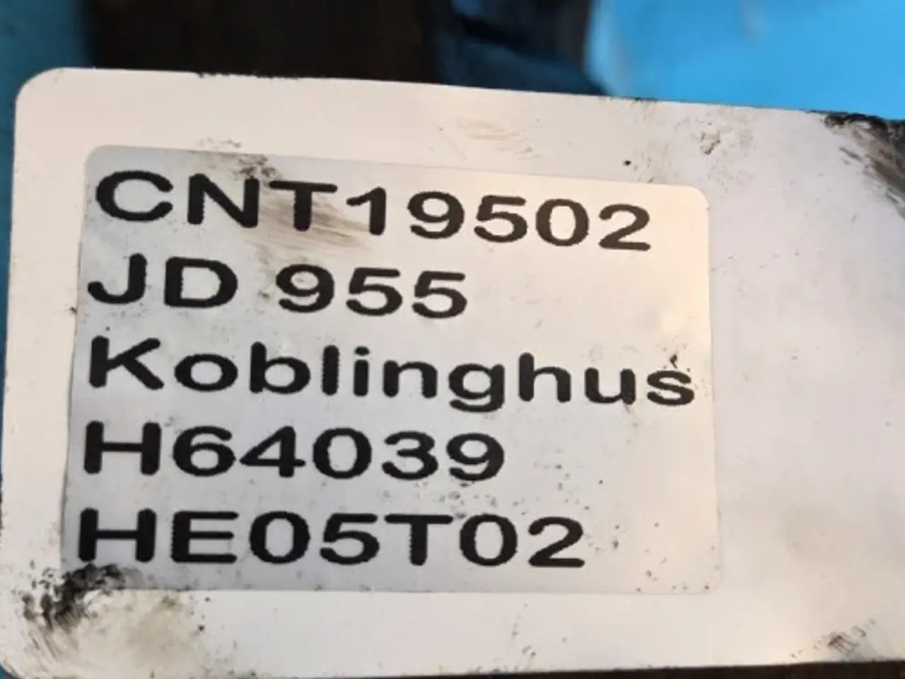 Billede 16 - John Deere 955 Koblinghus H64039
