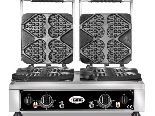 Industri Dobbelt Vaffeljern – 8 stk. – 4,4 kW