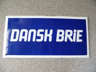 DANSK BRIE emaljeskilt