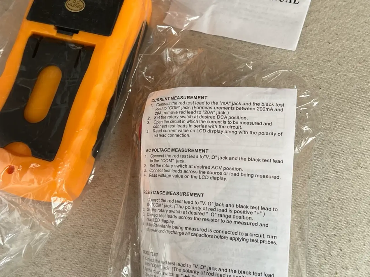 Billede 2 - Multimeter tester m batteri