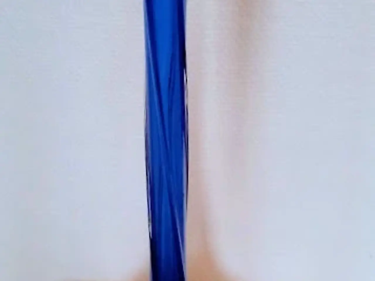 Billede 2 - Vase, blå glas, 60 cm høj, MURANO