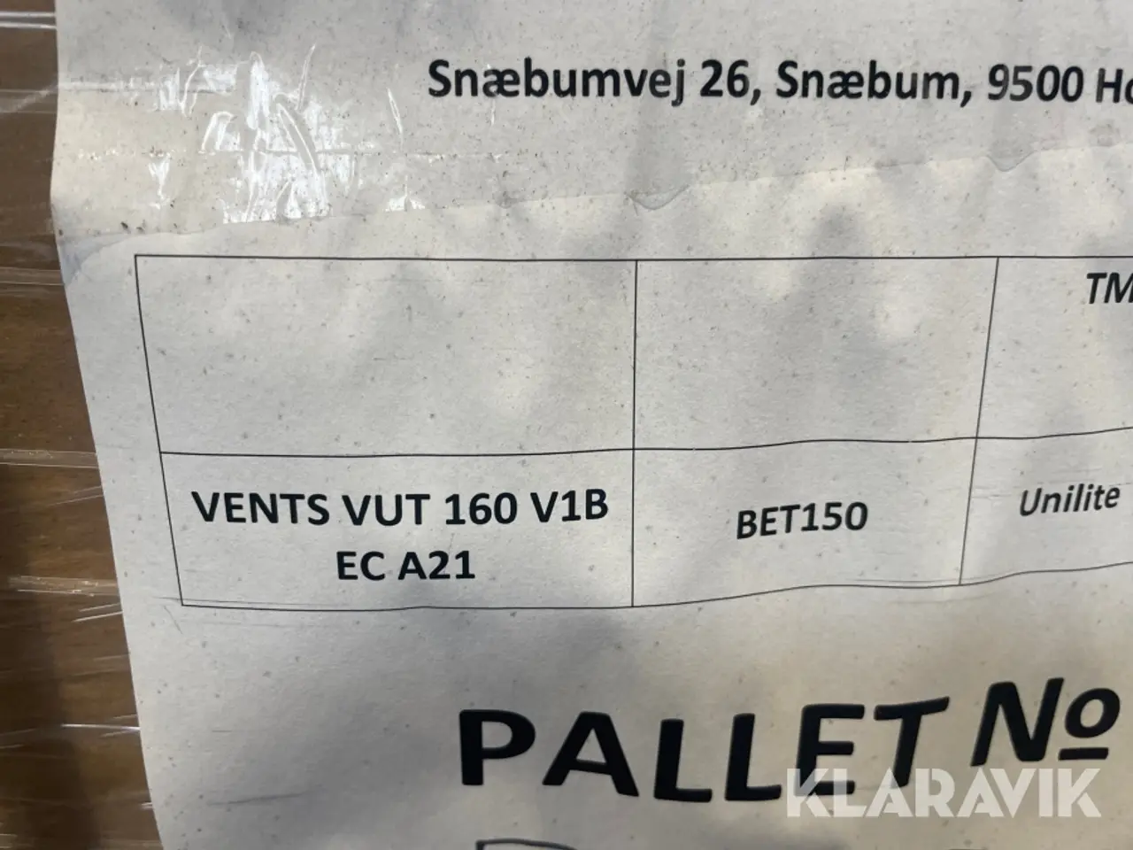 Billede 10 - Ventilationsanlæg Vents vut 160v1b ec a21 3 styk