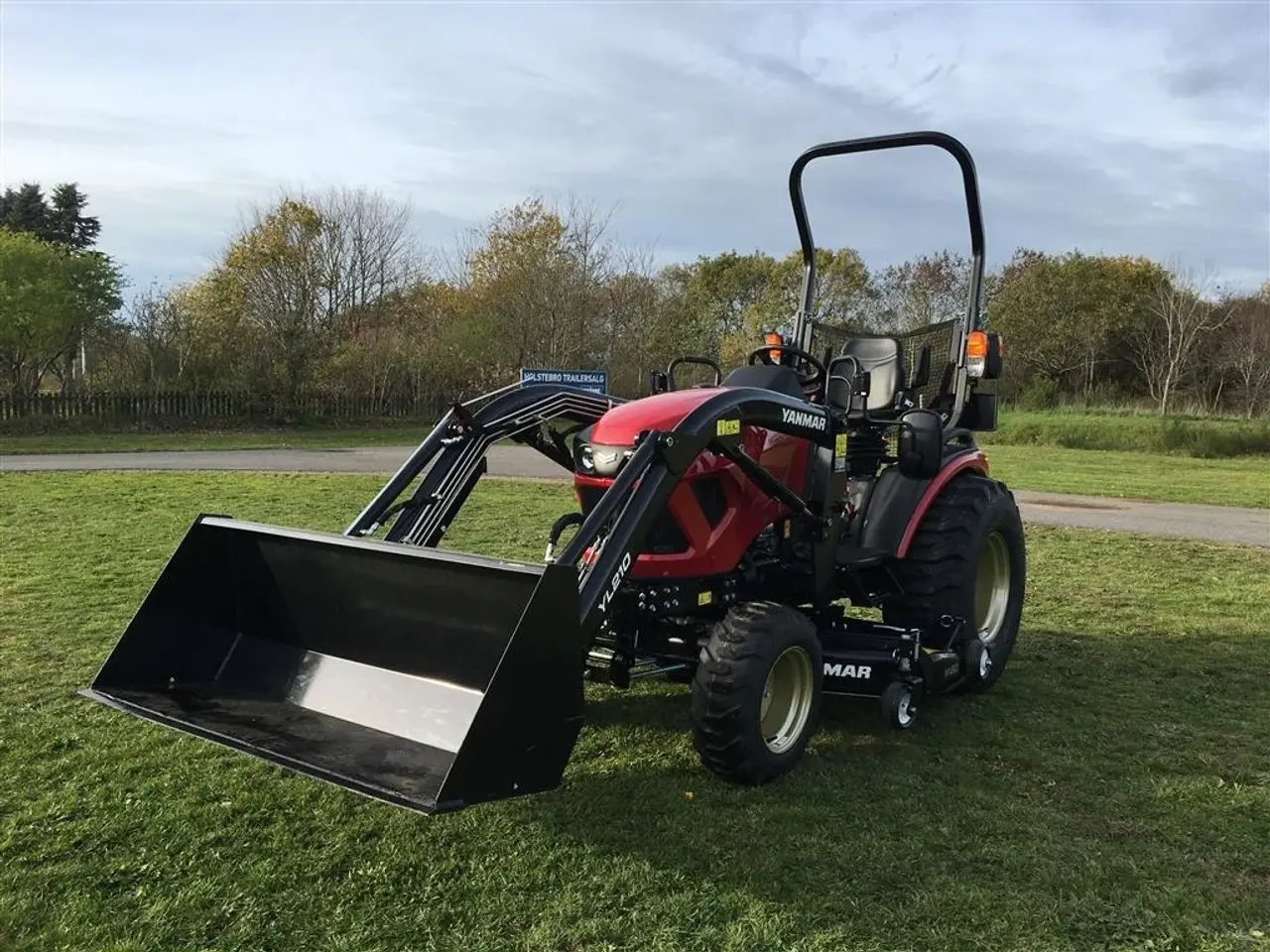 Billede 3 - Yanmar SA 424 Med 60" klipper og frontlæsser
