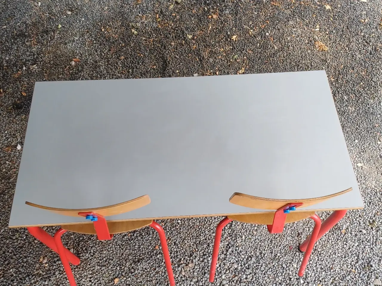Billede 4 - Retro skolebord sæt