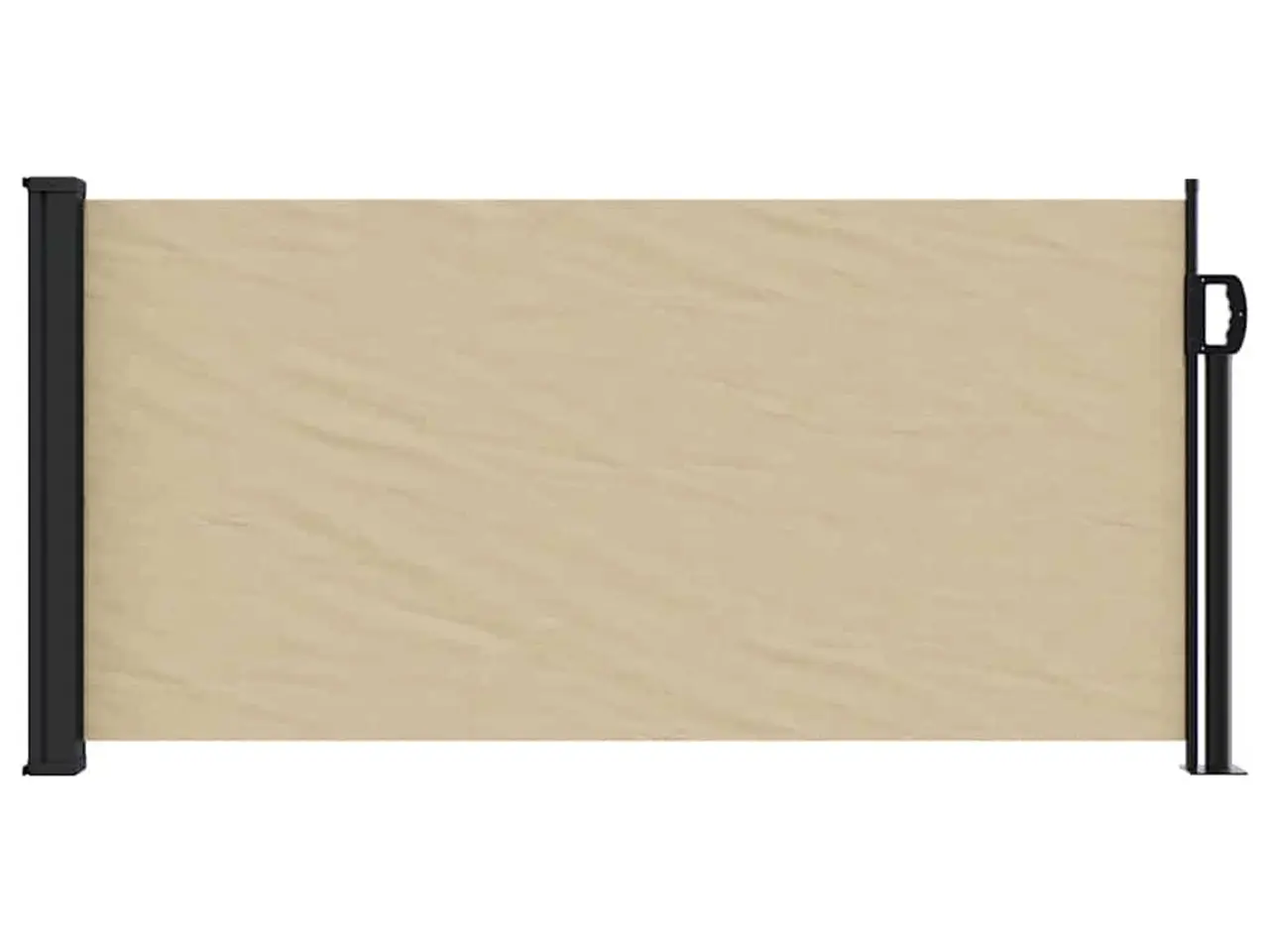 Billede 3 - Sammenrullelig sidemarkise 100x300 cm beige