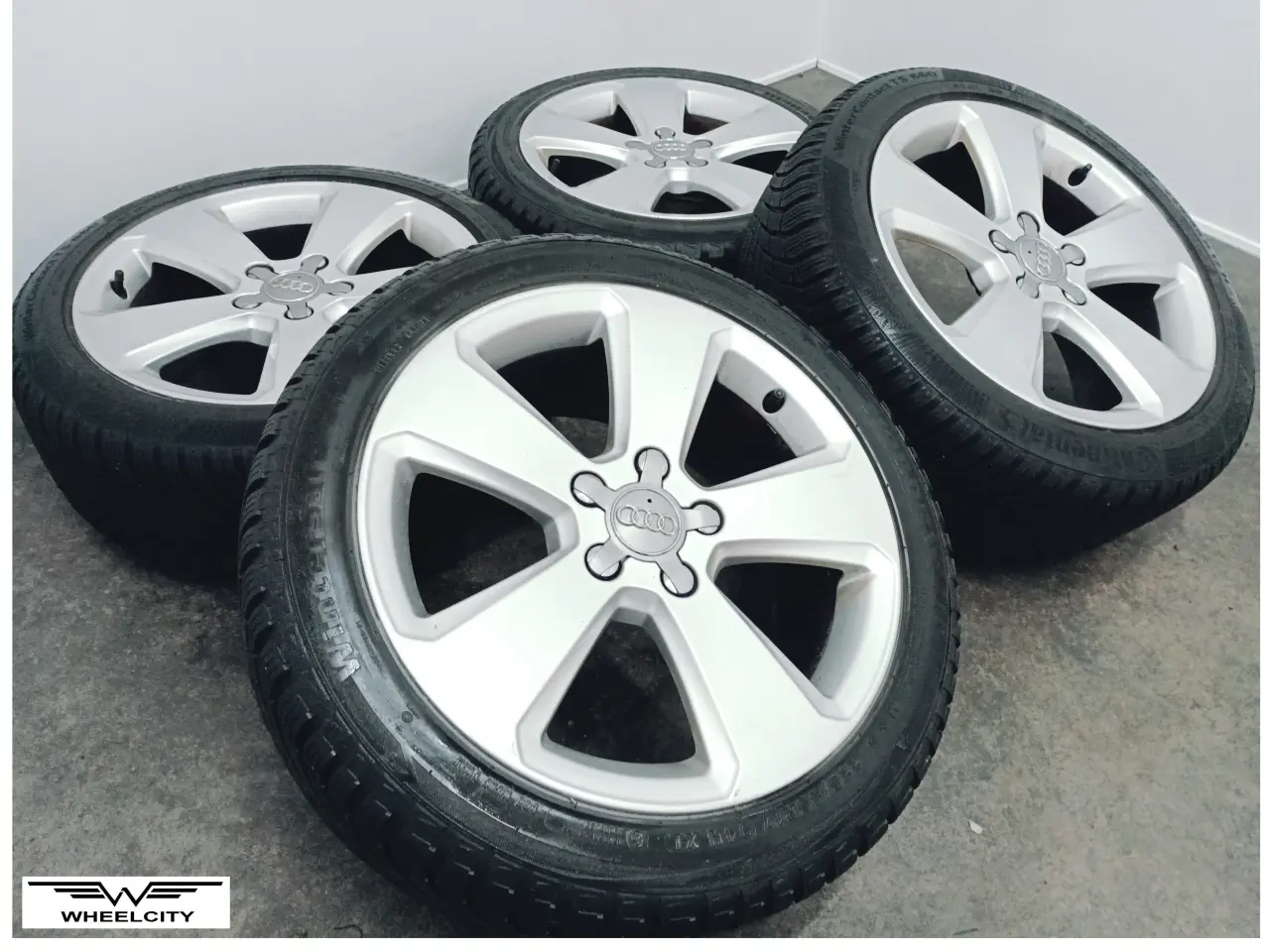 Billede 1 - 5x112 17" ET51 nav 57,1ø AUDI A3 vintersæt
