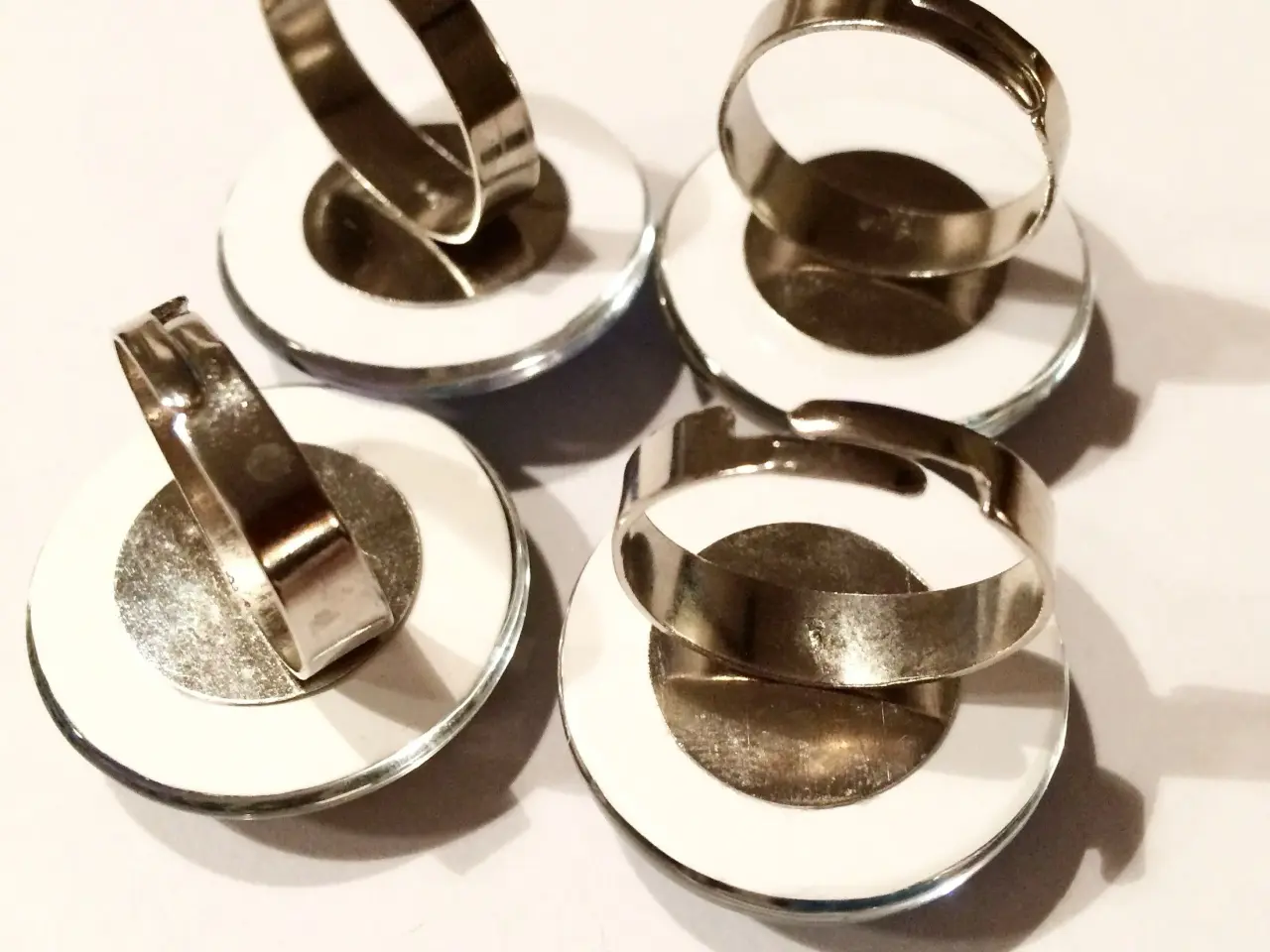 Billede 3 - Ring, Mandala, gul, brun, forsølvet, onesize