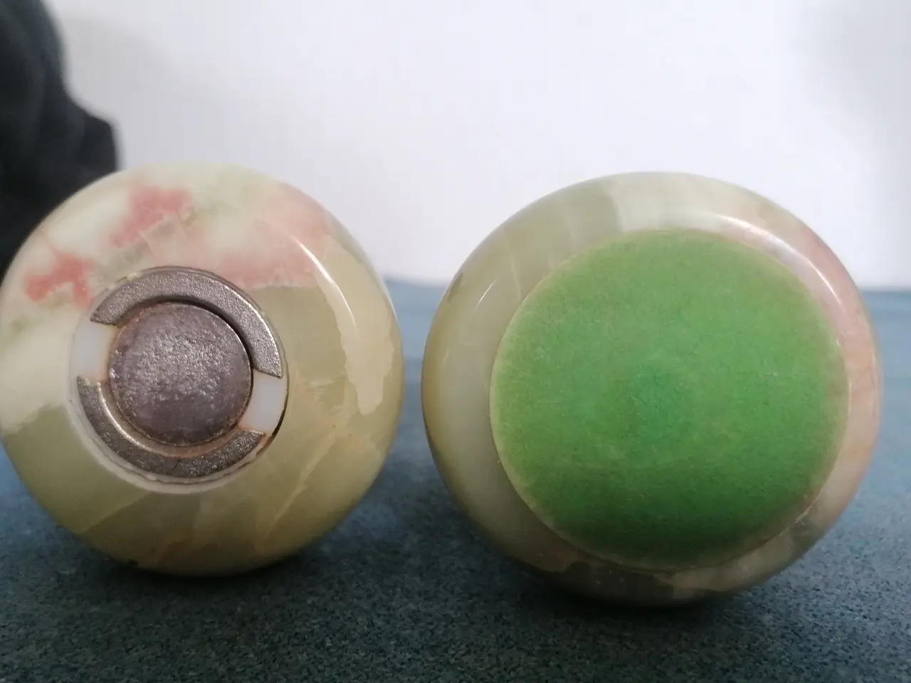 Billede 5 - Flotte Italienske Onyx Salt og Peber Bøsser