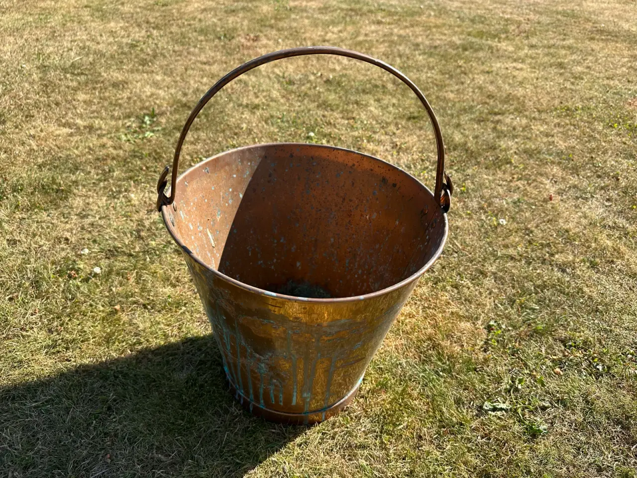 Billede 1 - Vintage kobber spand