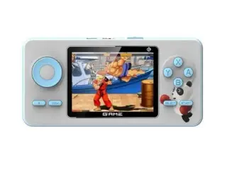 Retro mini console S5 Game Box 520 games med controller - Grå/Blå