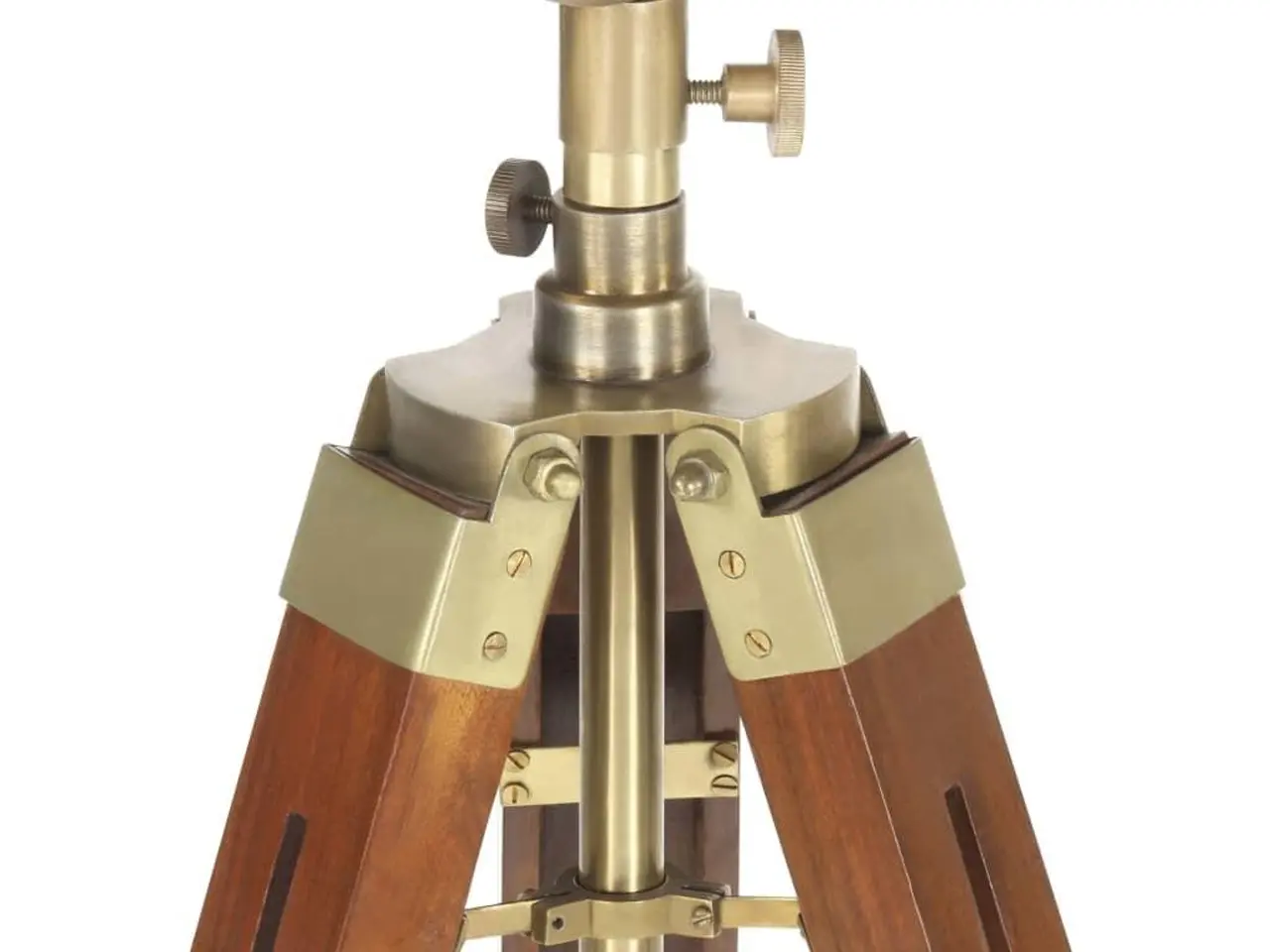 Billede 10 - Gulvlampe med trefod 165 cm massivt mangotræ