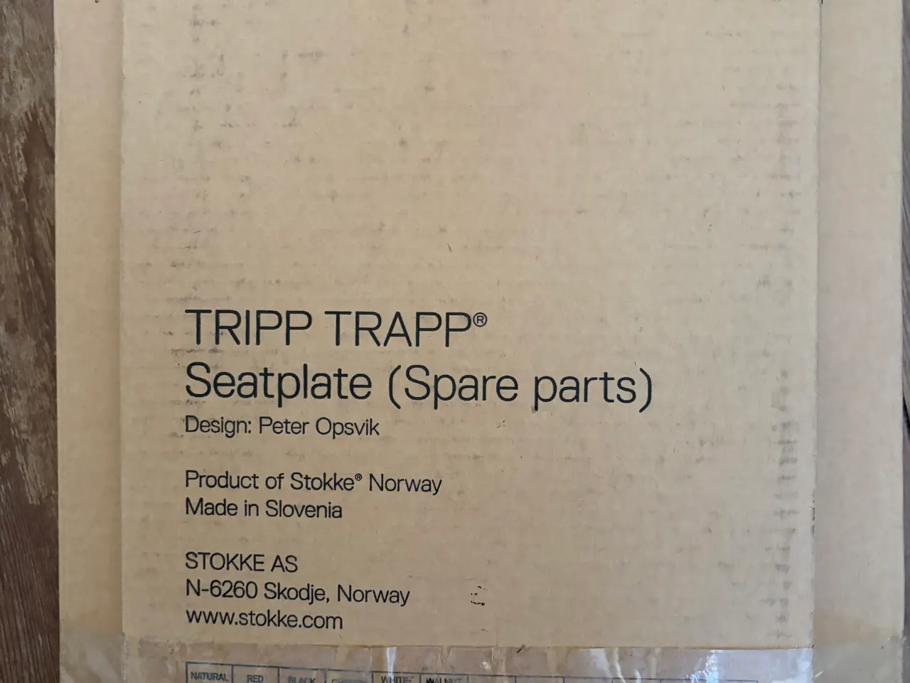 Billede 1 - TRIP TRAPP Seatplate og Foot Plate - grå.