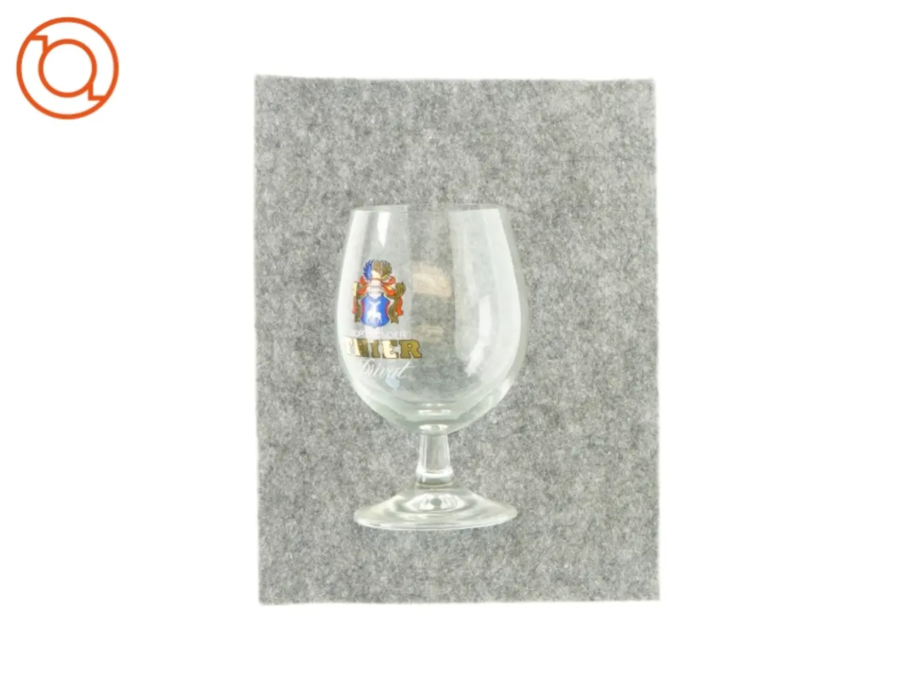 Billede 1 - Glas med logo (str. ØxH: 7 x 14 cm)