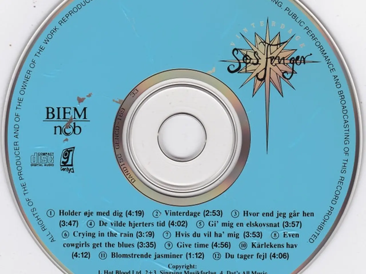 Billede 3 - Søs Fenger – Vinterdage – CD