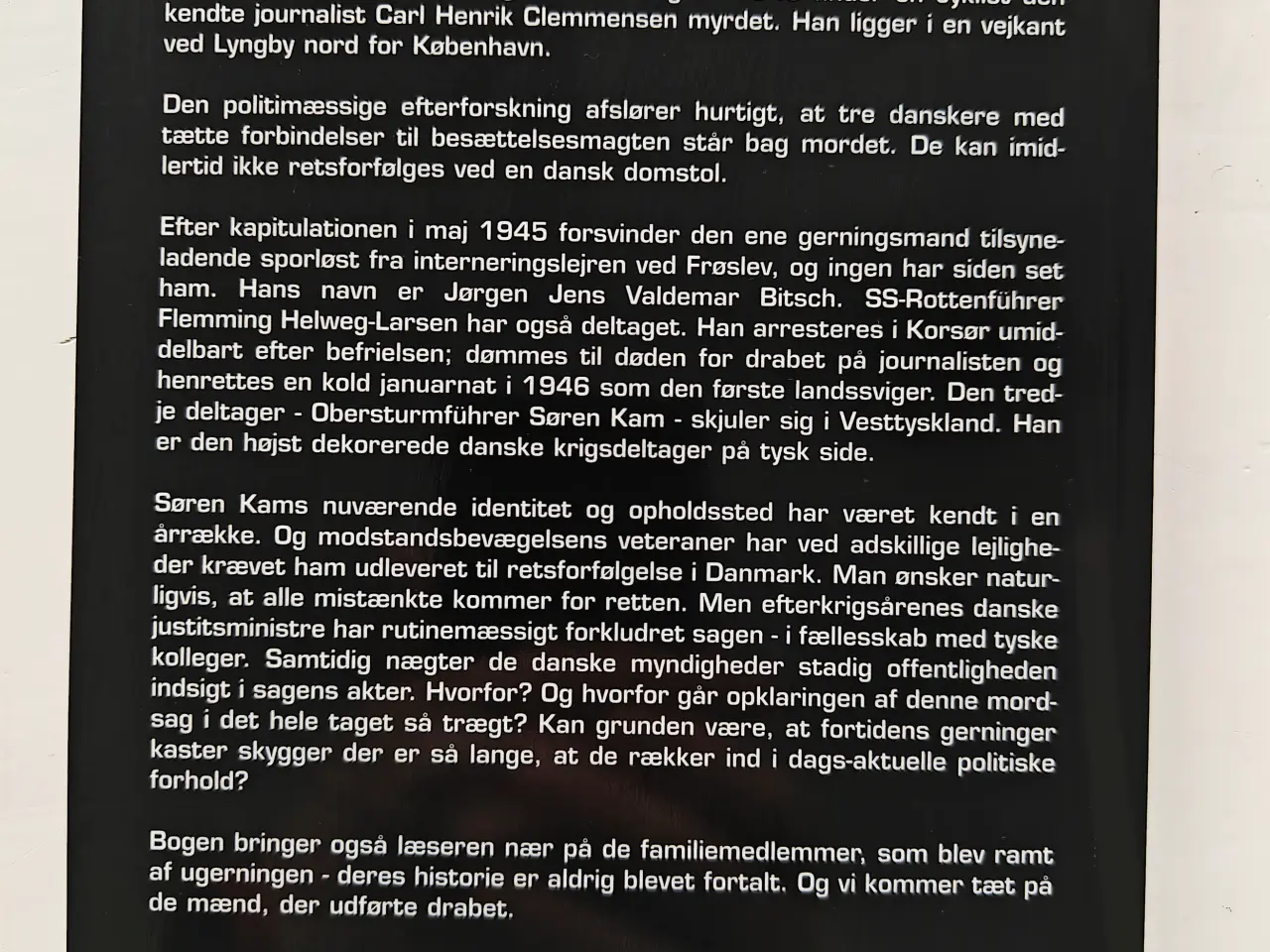 Billede 2 - Dansk dødspatrulje -En bog om SS-officer Søren Kam