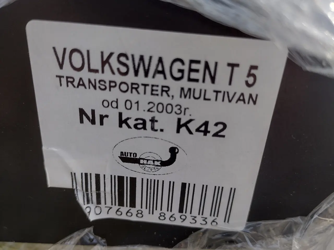 Billede 1 - VW T5 Transporter anhængertræk