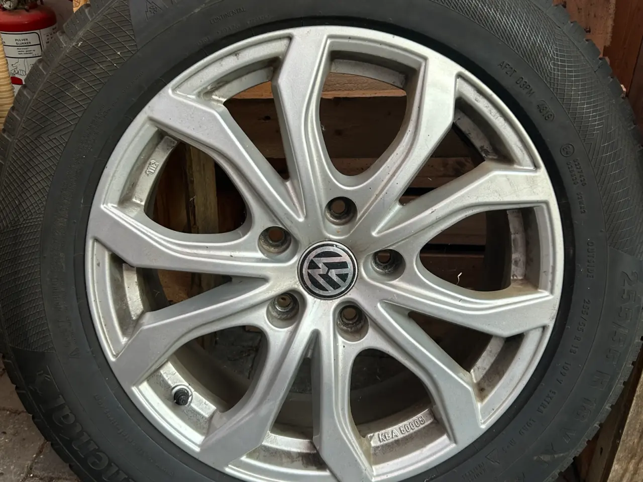 Billede 8 - VW 18” alu. fælge 5x130 med vinterdæk-255/55R18