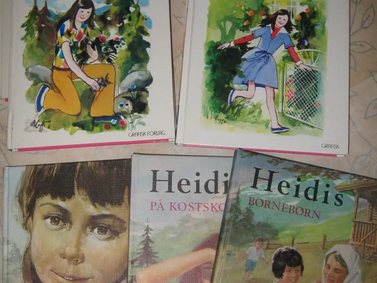 Billede 1 - Pippi Langstrømpe, Heidi, Pernille, Puk,