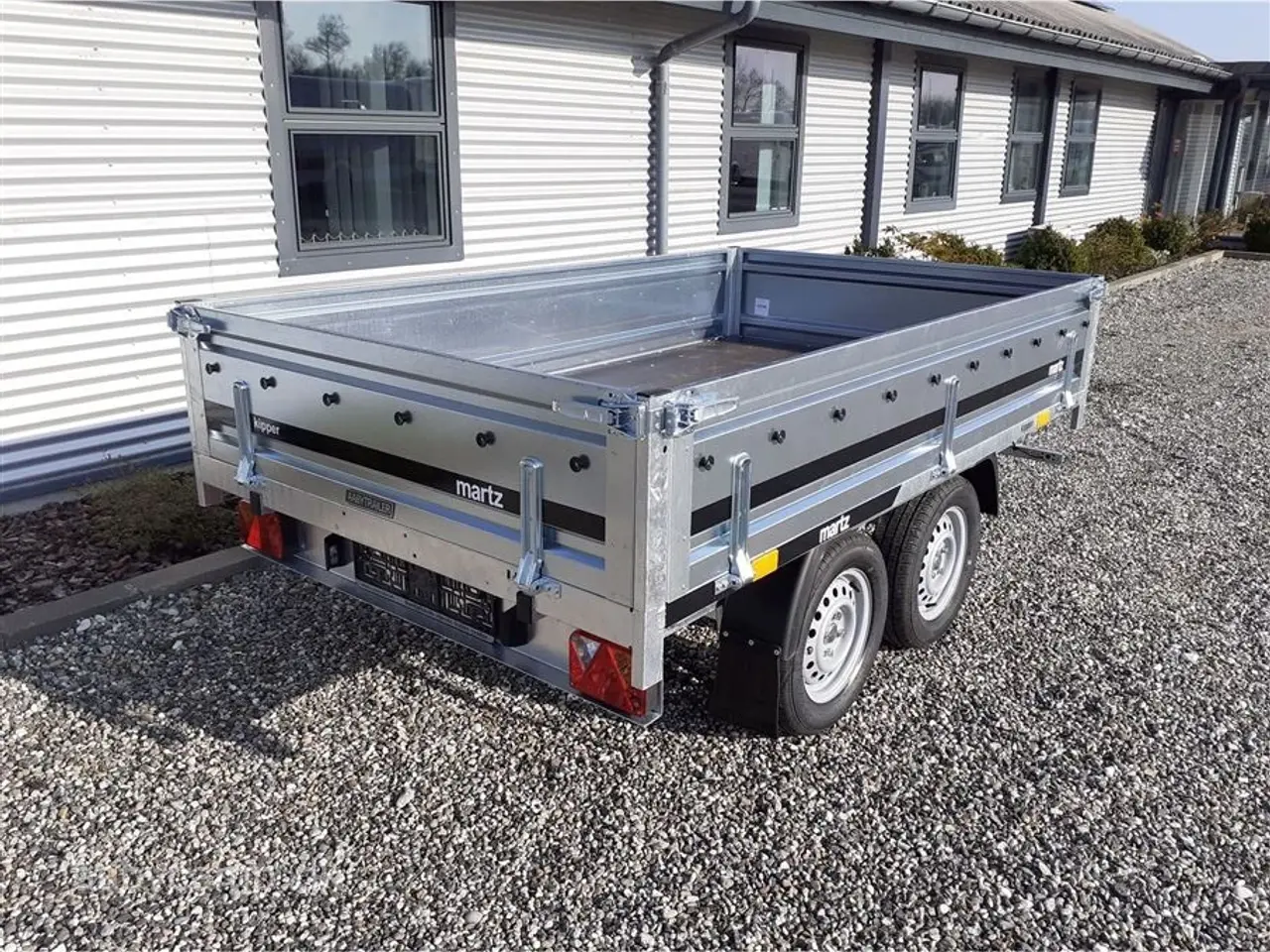 Billede 2 - 0 - Martz Transporter 2515 tipper   Martz boggie trailer med hydraulich tip 750 kg til skarp pris